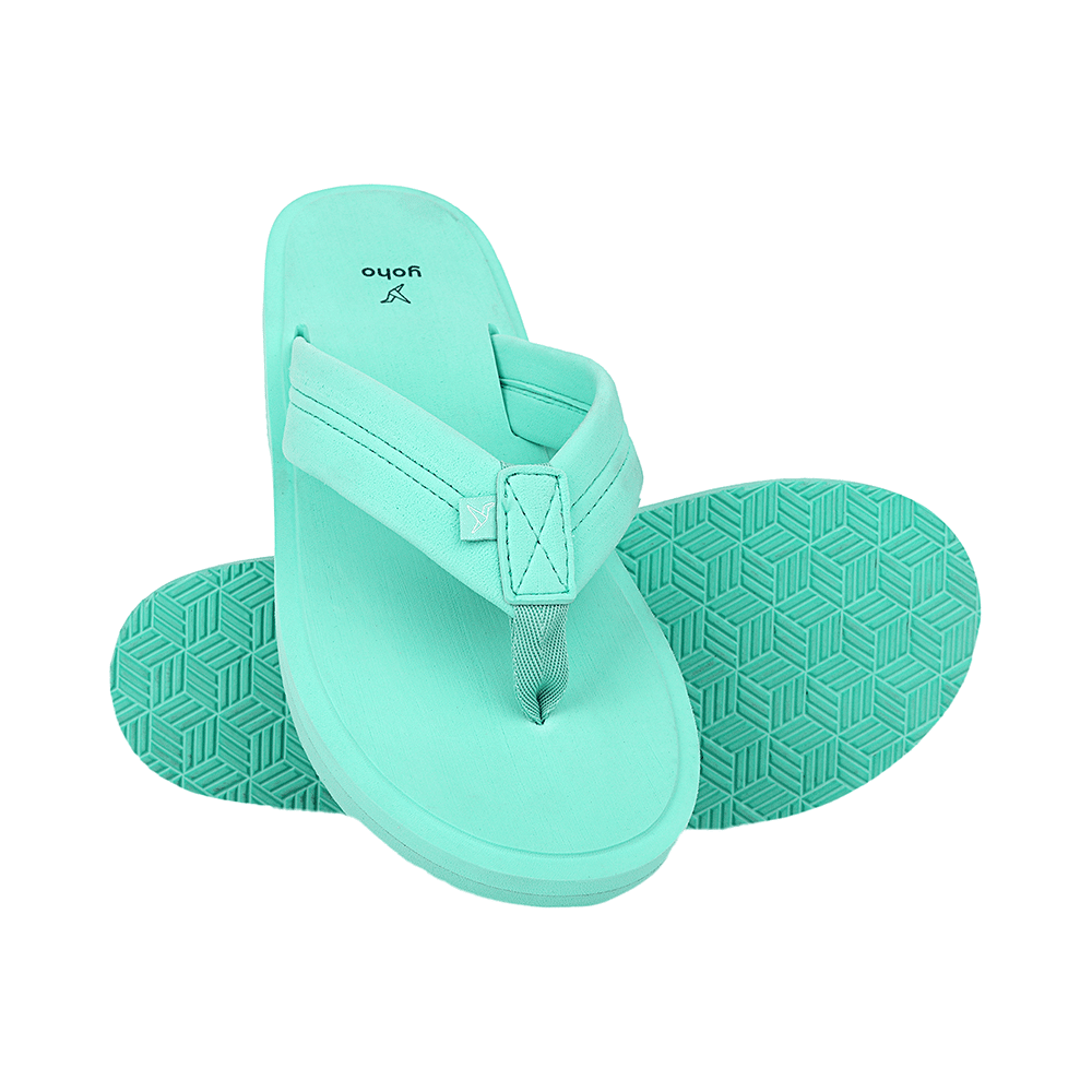 Yoho Lifestyle Doctor Ortho Soft Comfortable and Stylish Flip Flop Slippers for Men Sea Green 9 - Image 3
