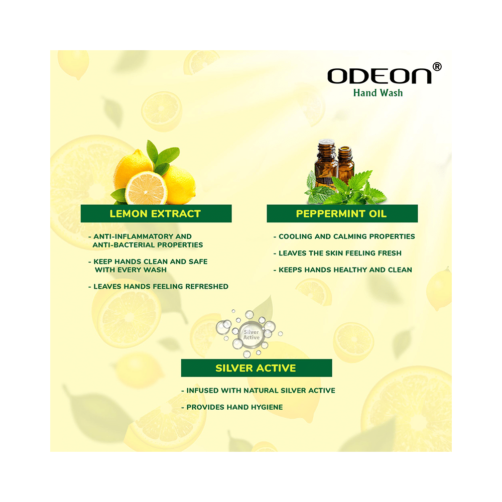 Odeon Lemon & Mint Hand Wash - Image 4