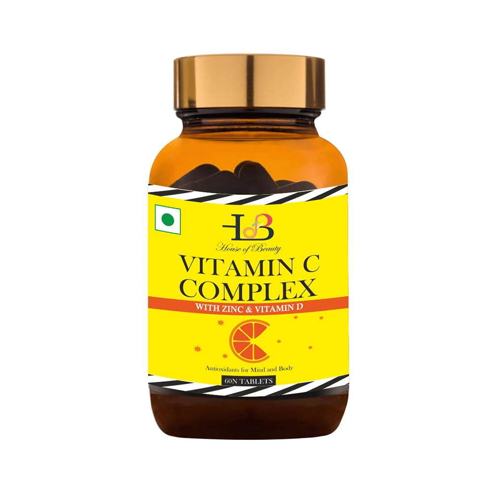 House of Beauty Vitamin C Complex with Zinc & Vitamin D Tablet - Image 3
