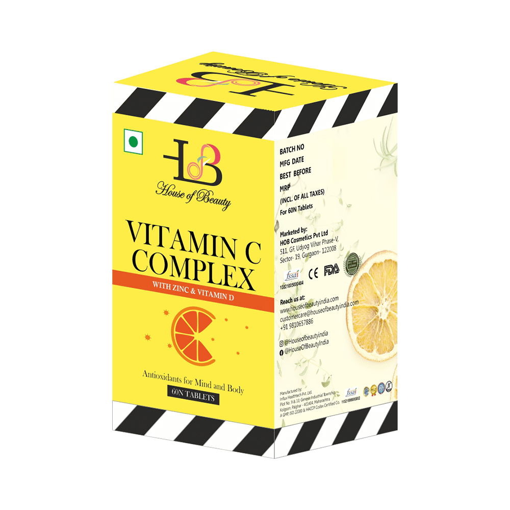 House of Beauty Vitamin C Complex with Zinc & Vitamin D Tablet - Image 4