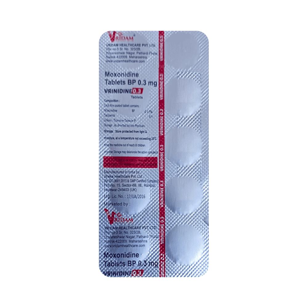 Vrinidine 0.3 Tablet - Image 4