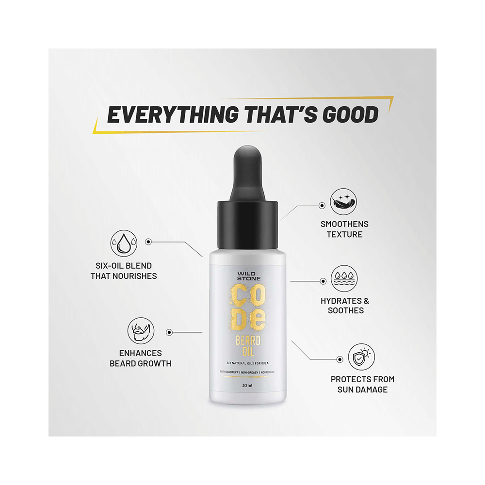 Wild Stone CODE Beard Oil - Image 2