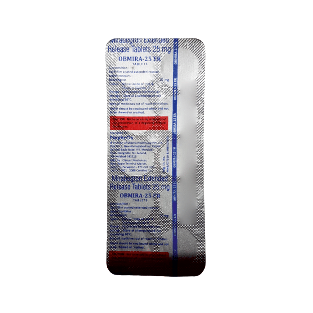 Obmira 25mg Tablet ER - Image 4