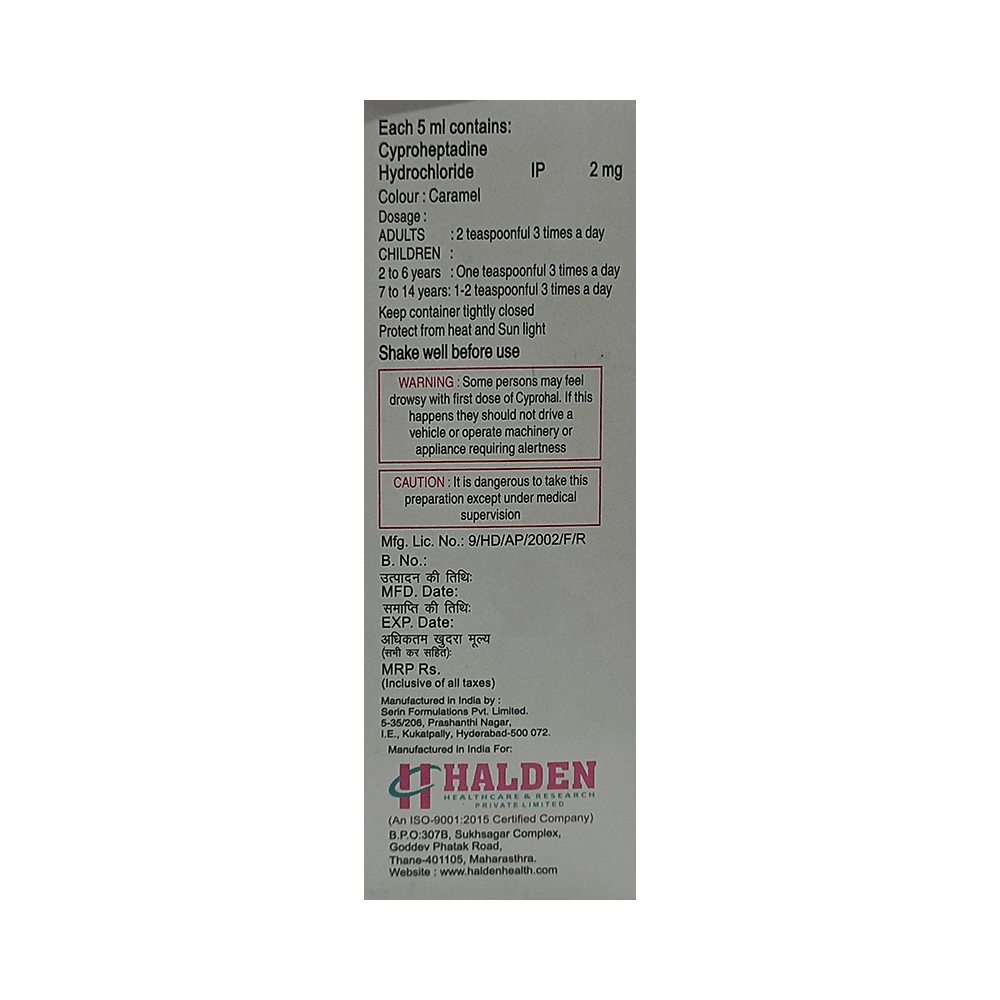 Cyprohal Syrup - Image 2