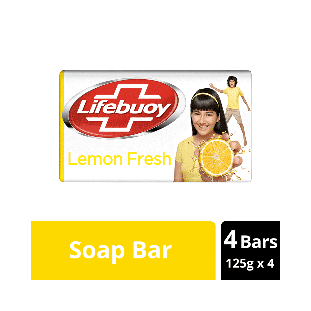 Lifebuoy Lemon Fresh Soap (125gm Each) - Image 4