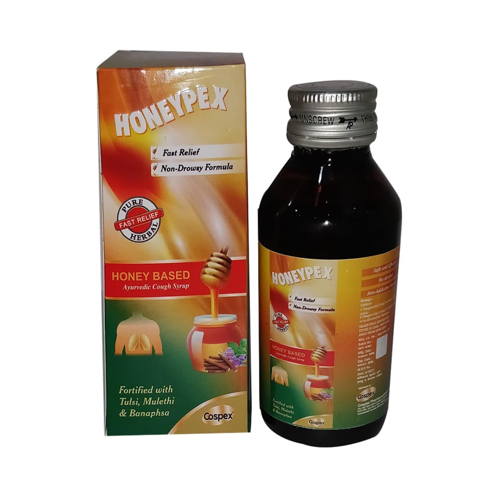 Cospex Honeypex Ayurvedic Cough Syrup - Image 1
