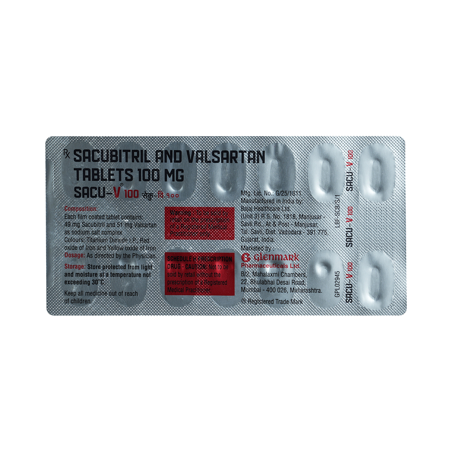 Sacu-V 100 Tablet - Image 5