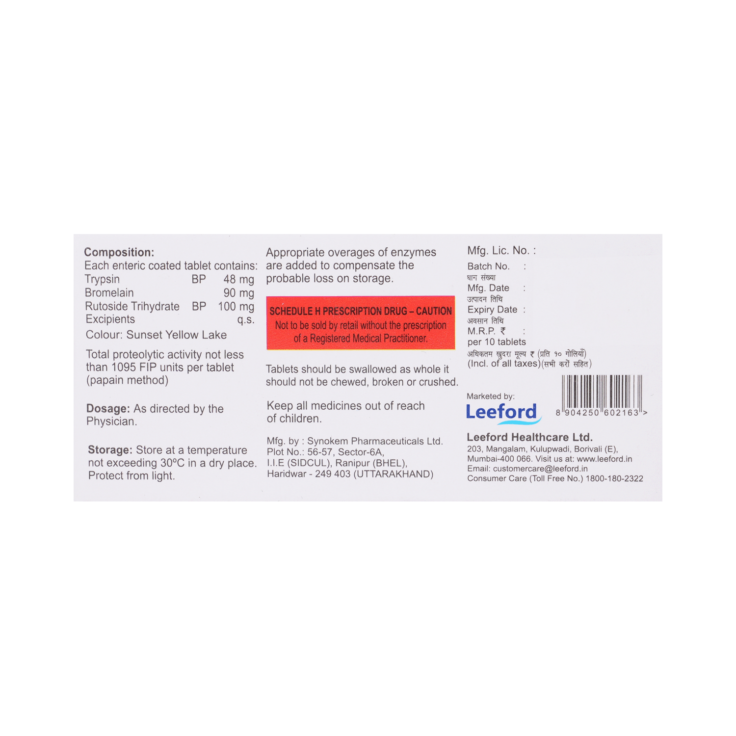 Chymomerg Tablet - Image 4