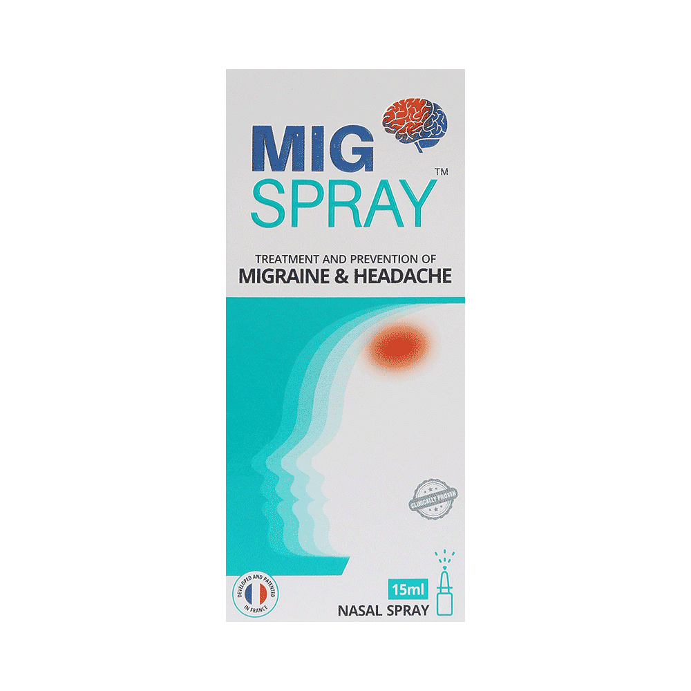 Migspray Instant Migraine Headache Pain Relief, Ayurvedic Nasal Spray with Plant Extracts (15ml Each) - Image 4