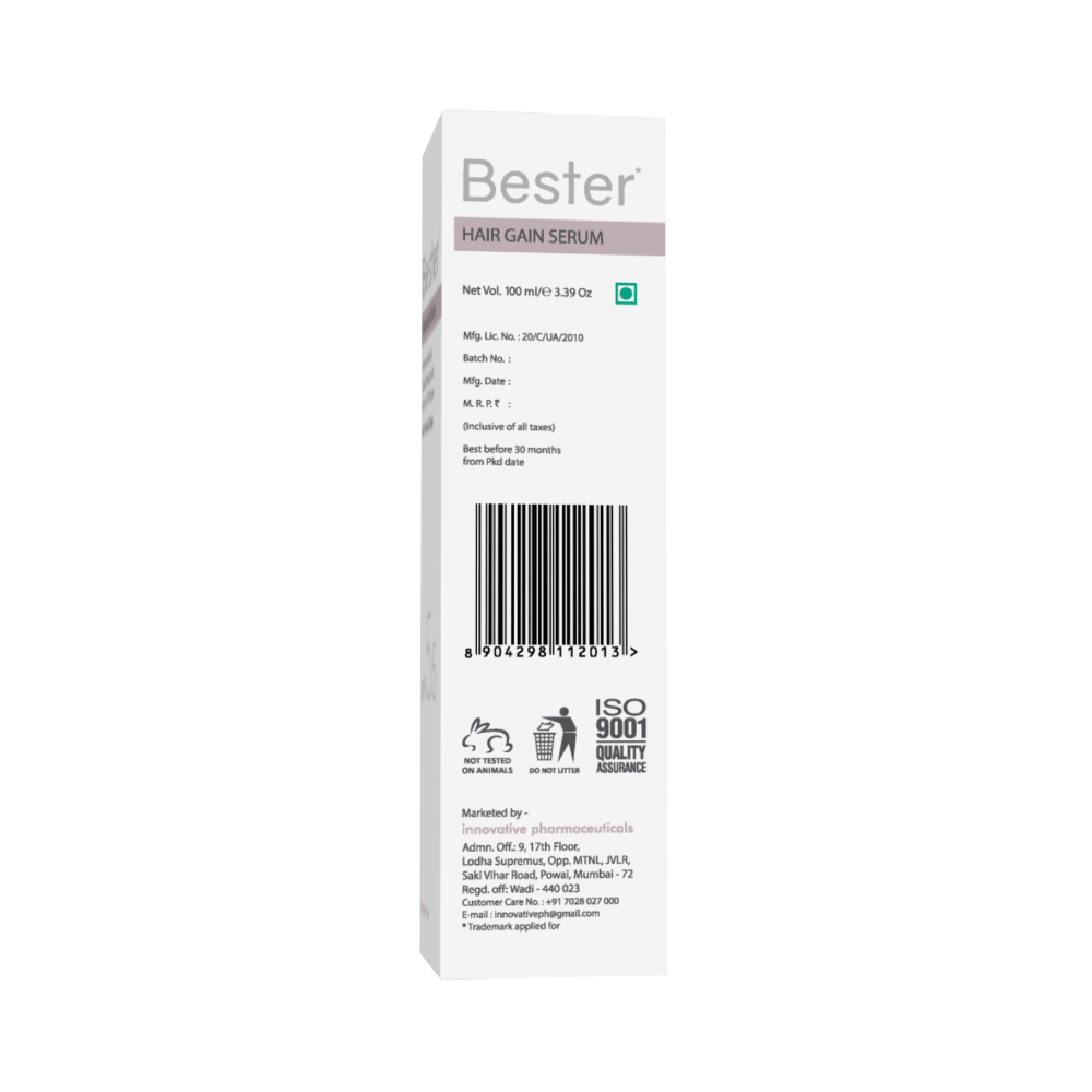 Bester PH 5.5 Hair Gain Serum (100ml Each) - Image 3
