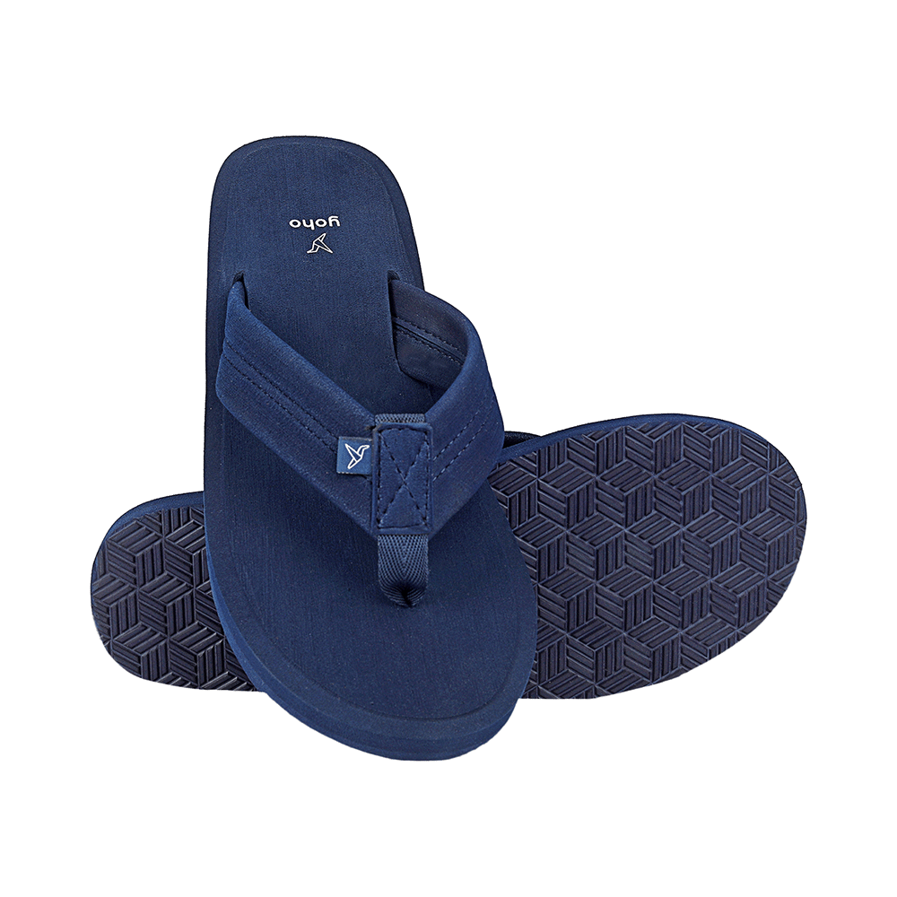 Yoho Lifestyle Doctor Ortho Soft Comfortable and Stylish Flip Flop Slippers for Women Mystery Blue 3 - Image 1