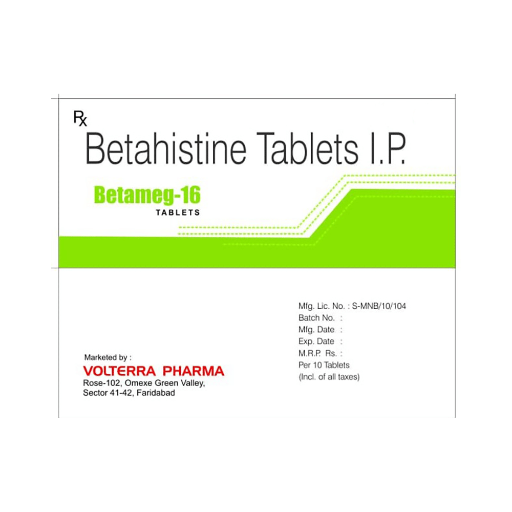 Betameg 16 Tablet