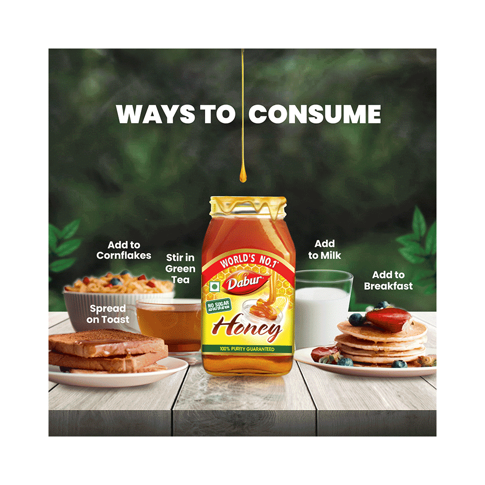 Dabur Honey 100% Pure | World’S No.1 Honey Brand With No Sugar Adulteration - Image 9
