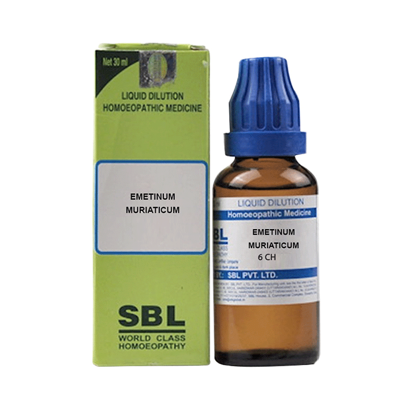 SBL Emetinum Muriaticum Dilution 6 CH
