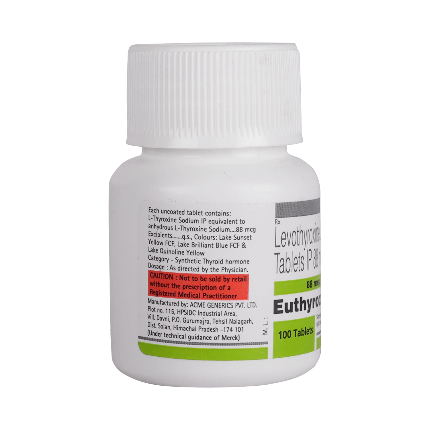 Euthyrox 88 Tablet - Image 3