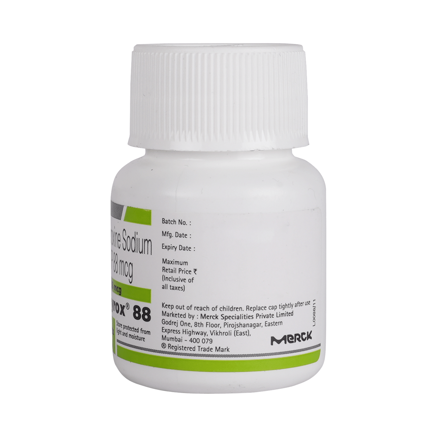 Euthyrox 88 Tablet - Image 2