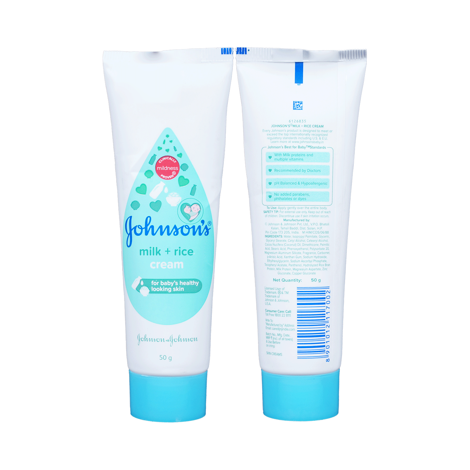 Johnsons Milk & Rice Baby Cream - Image 1