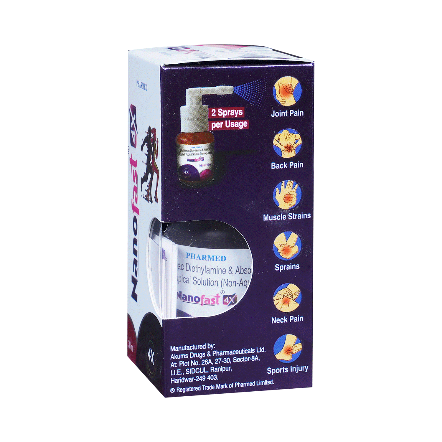 Nanofast 4X Pain Relief Spray - Image 3