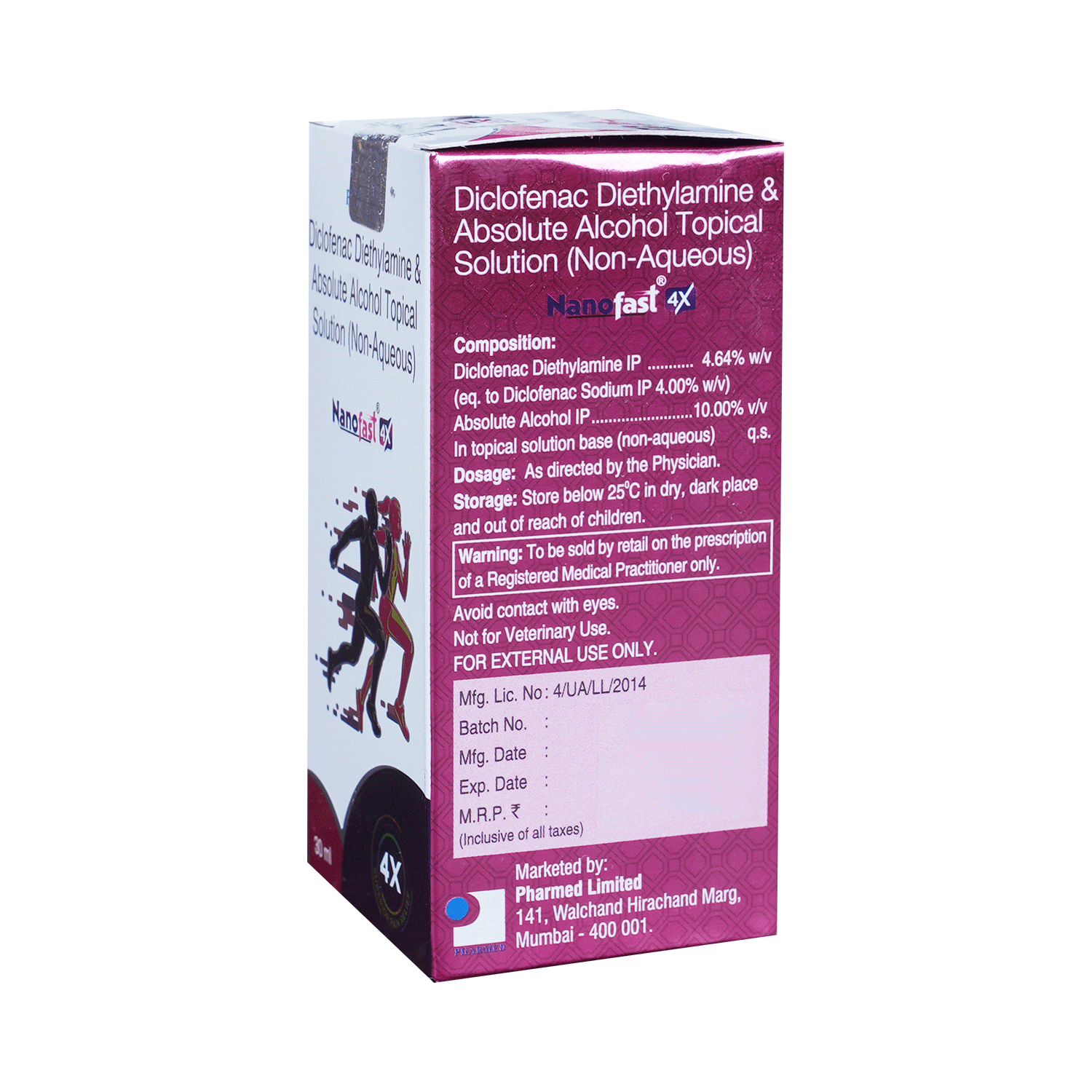 Nanofast 4X Pain Relief Spray - Image 4