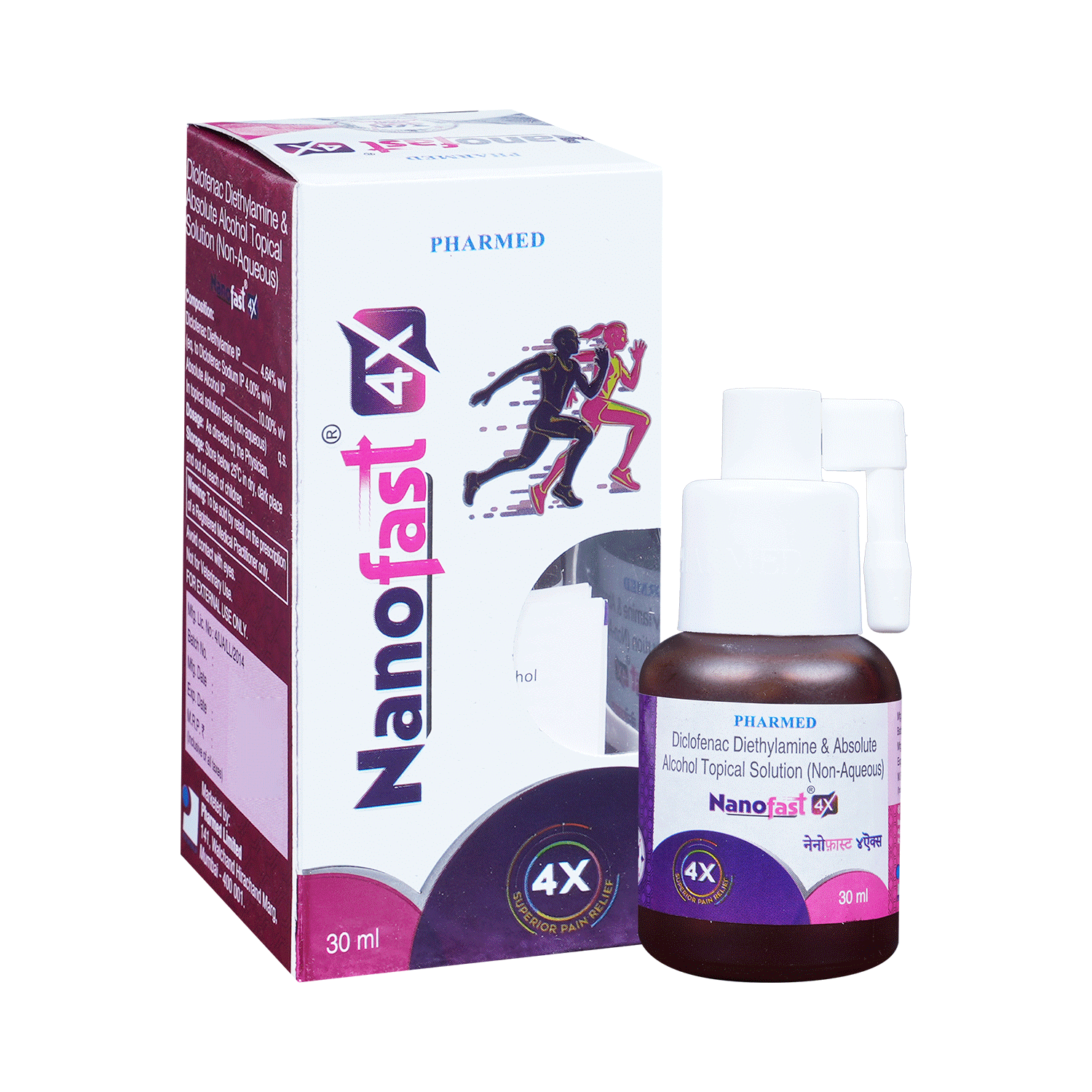 Nanofast 4X Pain Relief Spray - Image 1