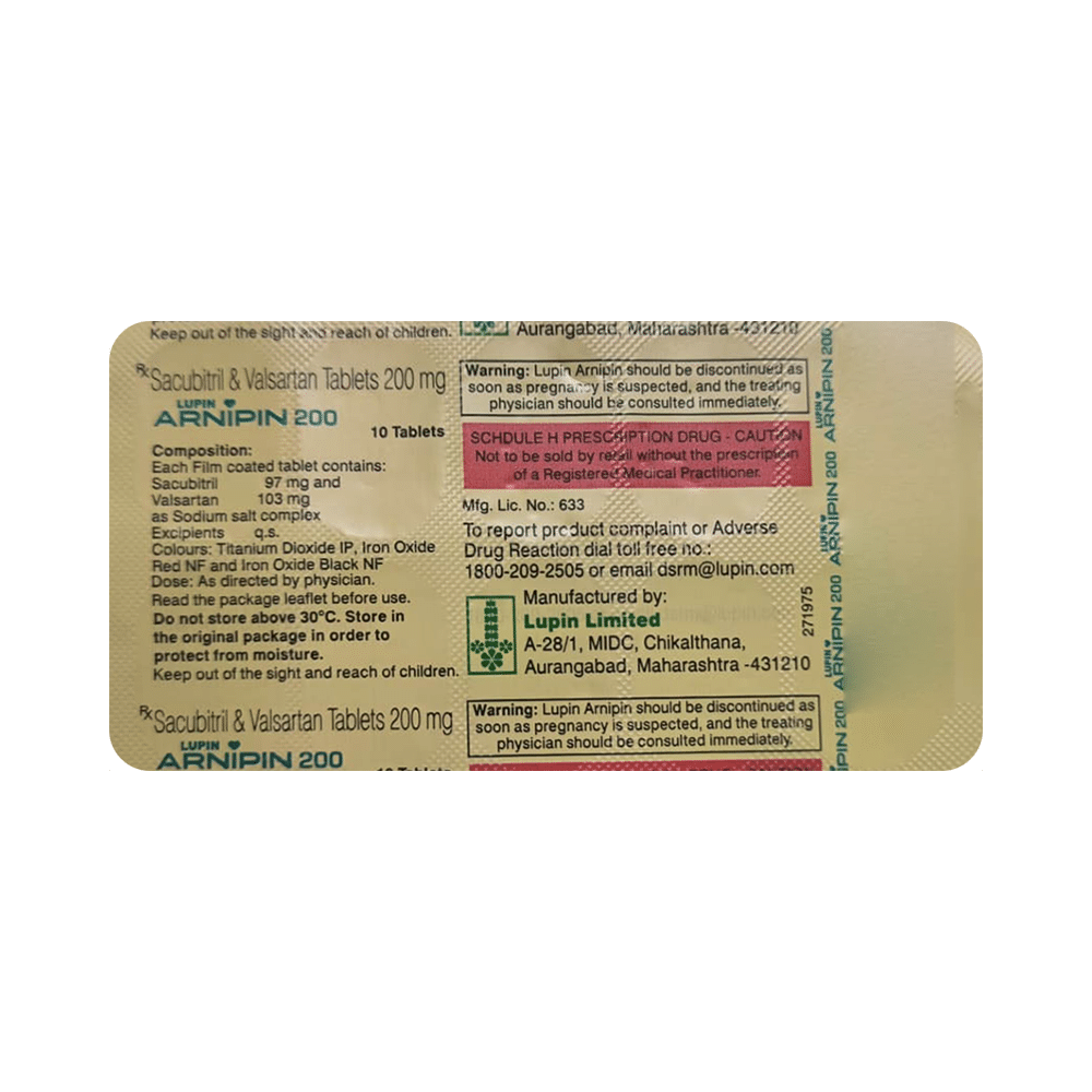 Arnipin 200 Tablet - Image 2
