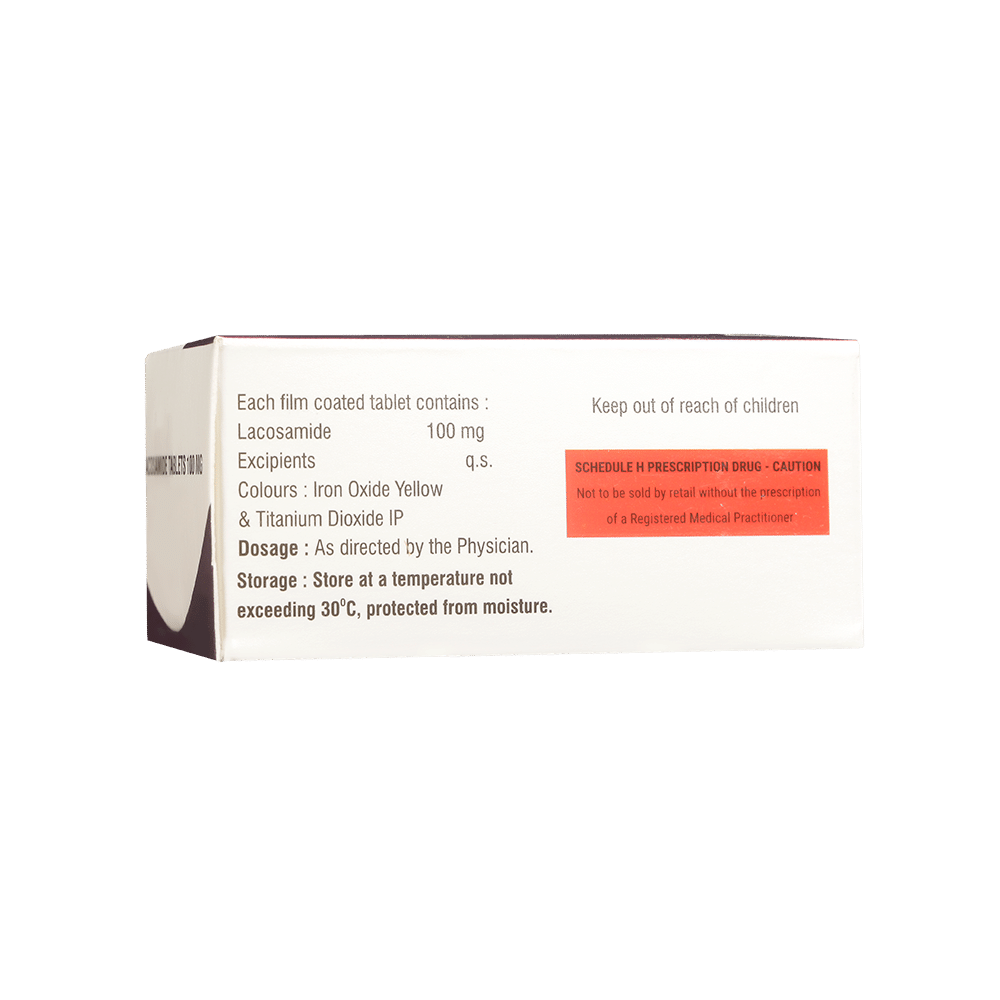 Genericart Lacosamide  100mg Tablet - Image 2