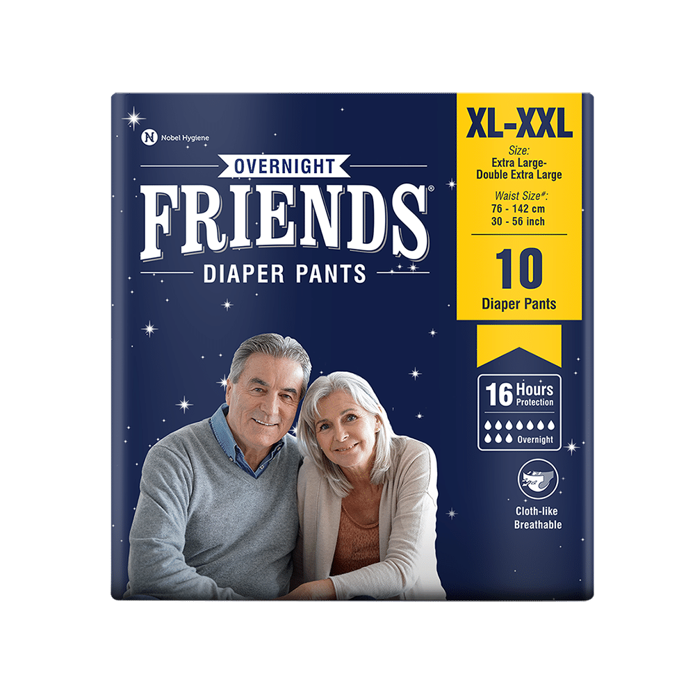 Friends Overnight Adult Unisex Diaper Pants | Size XL-XXL