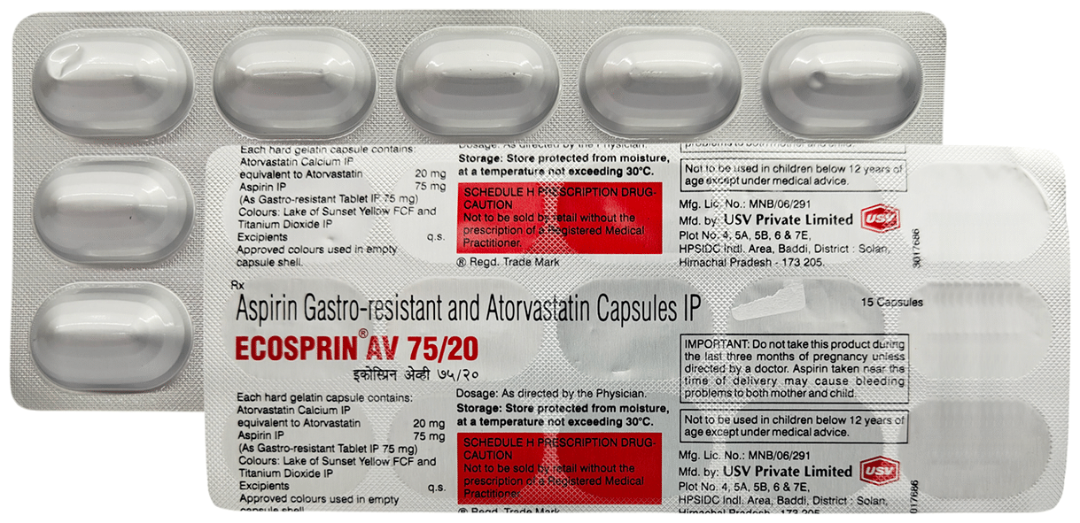 Ecosprin AV 75/20 Capsule  - Image 1
