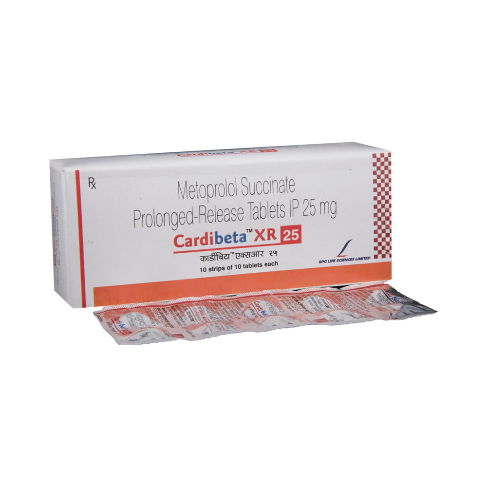 Cardibeta XR 25 Tablet - Image 1