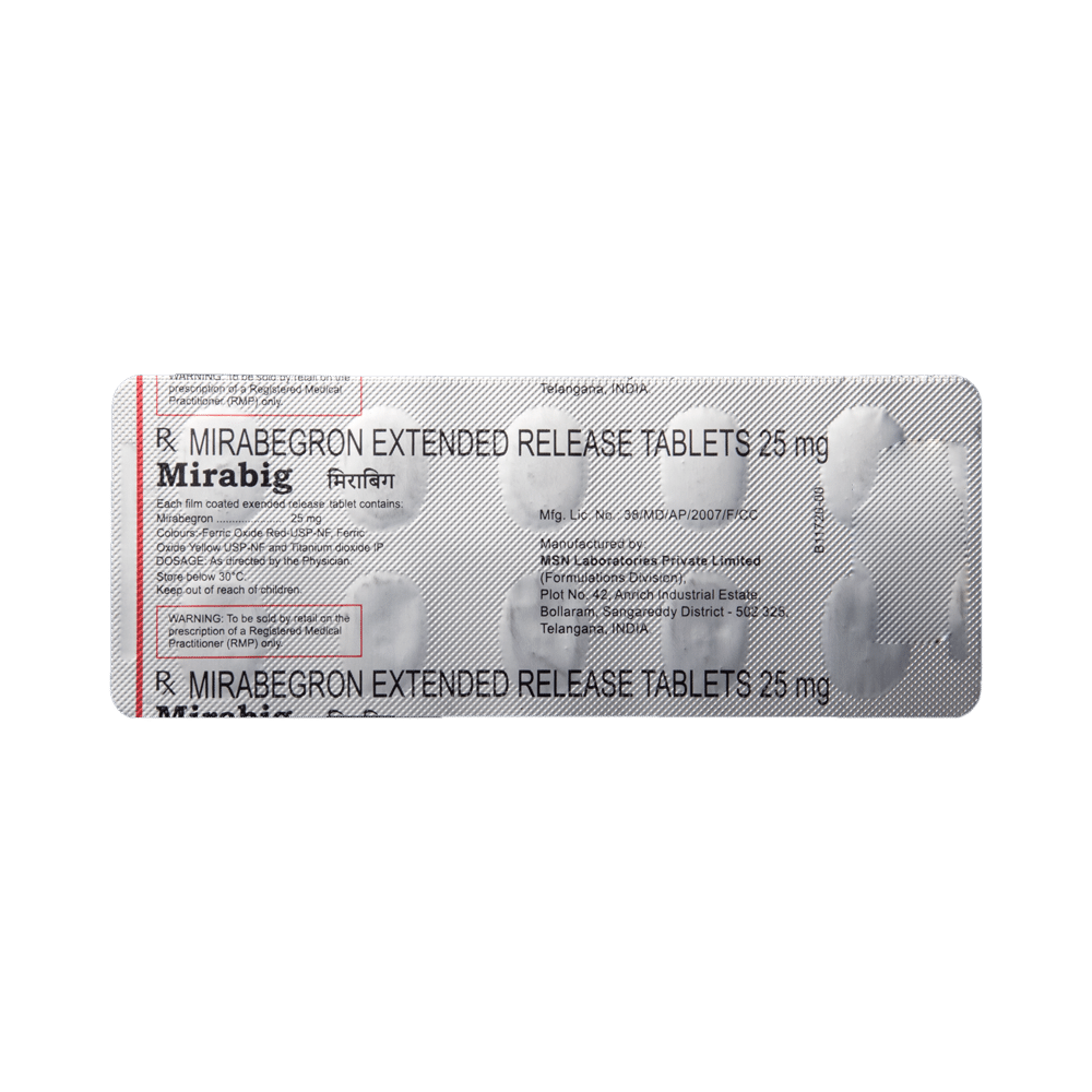 Mirabig 50mg Tablet ER - Image 5