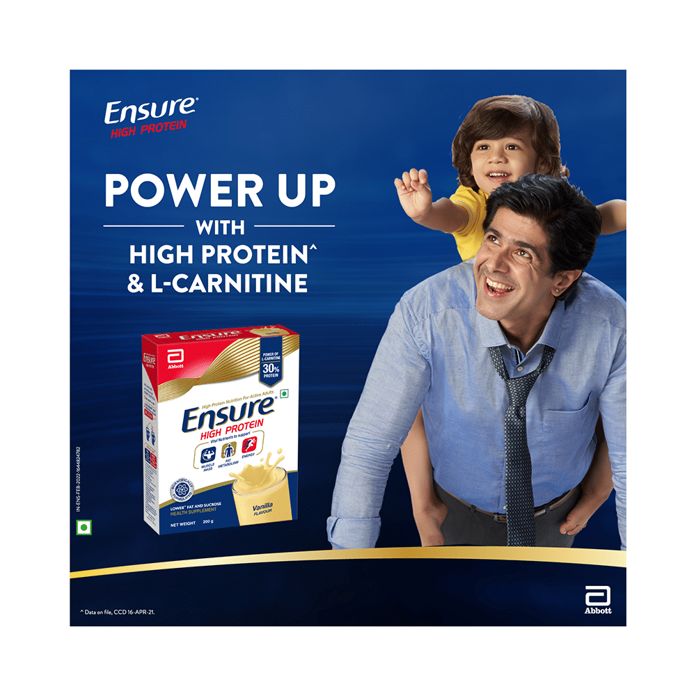 Ensure High Protein Drink for Physically Active Adults | Powder Vanilla - Image 2