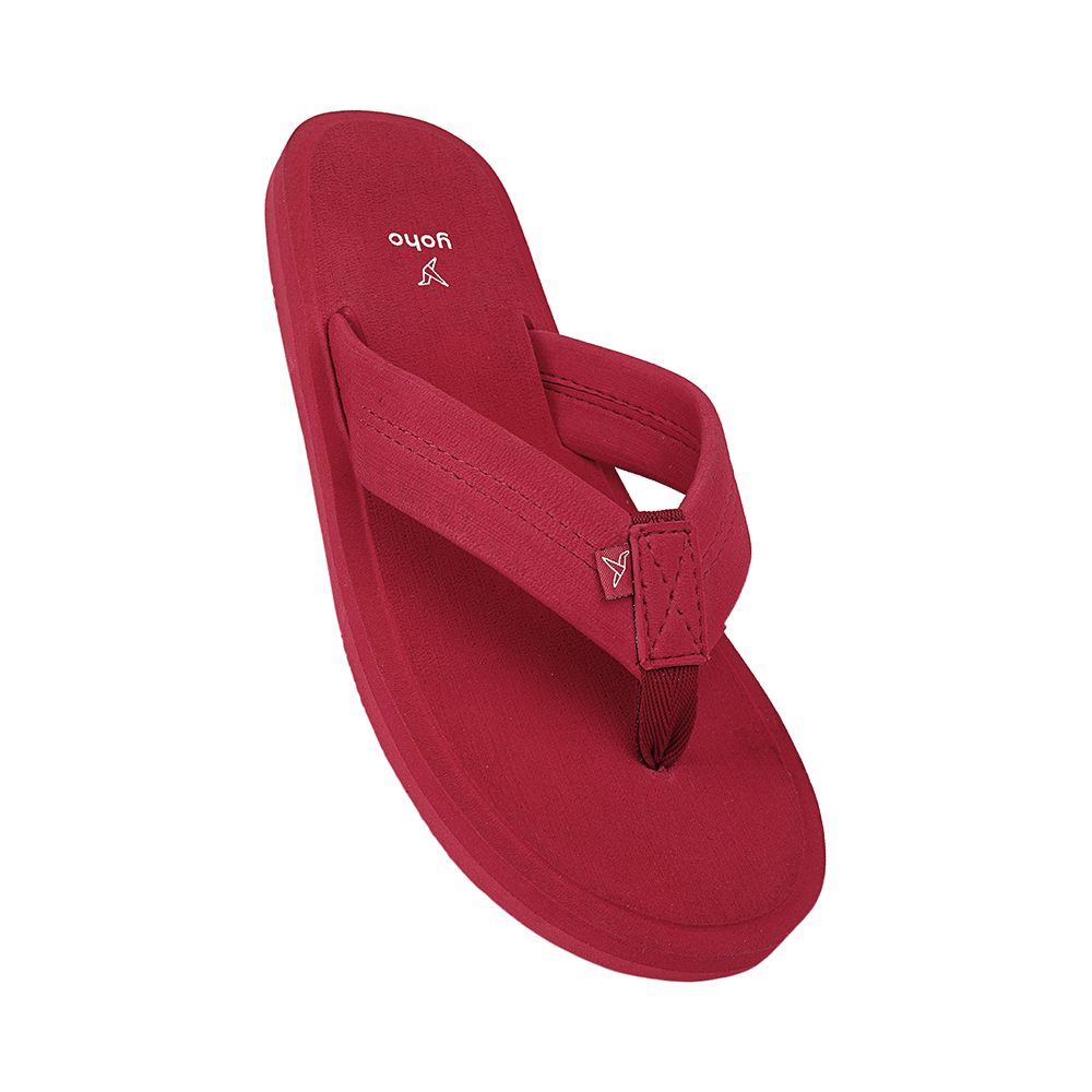 Yoho Lifestyle Doctor Ortho Soft Comfortable and Stylish Flip Flop Slippers for Women Coral Red 8 - Image 2