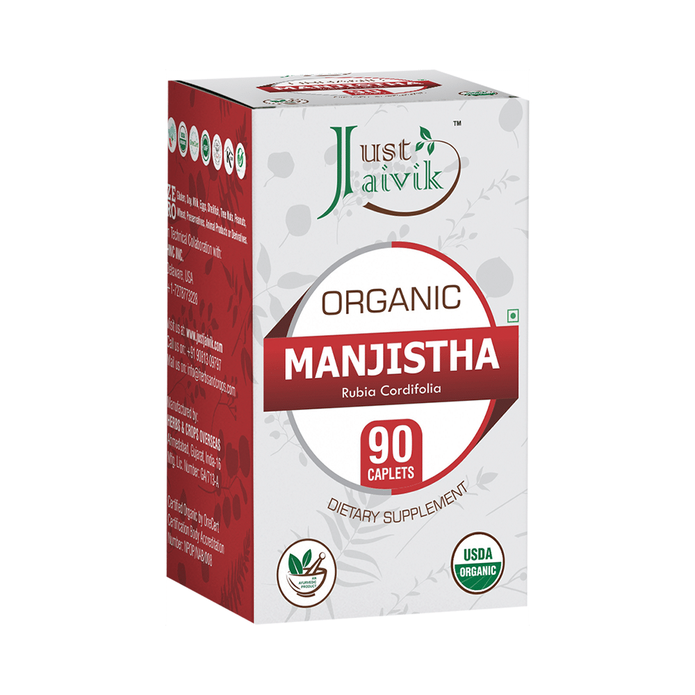 Just Jaivik Organic Manjistha Caplet - Image 1