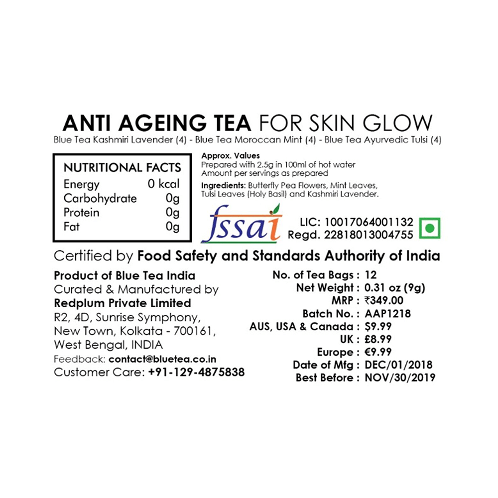 Blue Tea Anti Ageing - Image 9