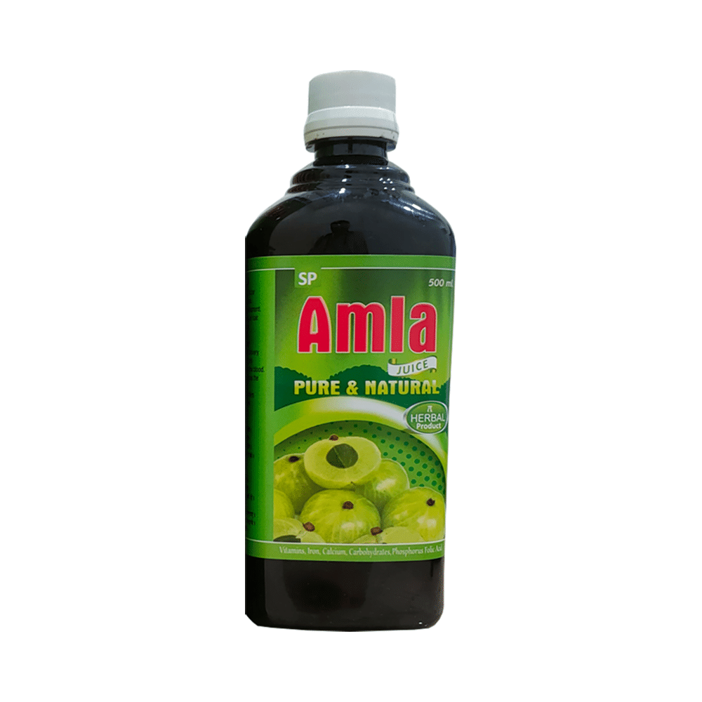 S.P Pharmaceuticals Combo Pack of Shankhpushpi Syrup (200ml) & Amla Juice (500ml) - Image 3