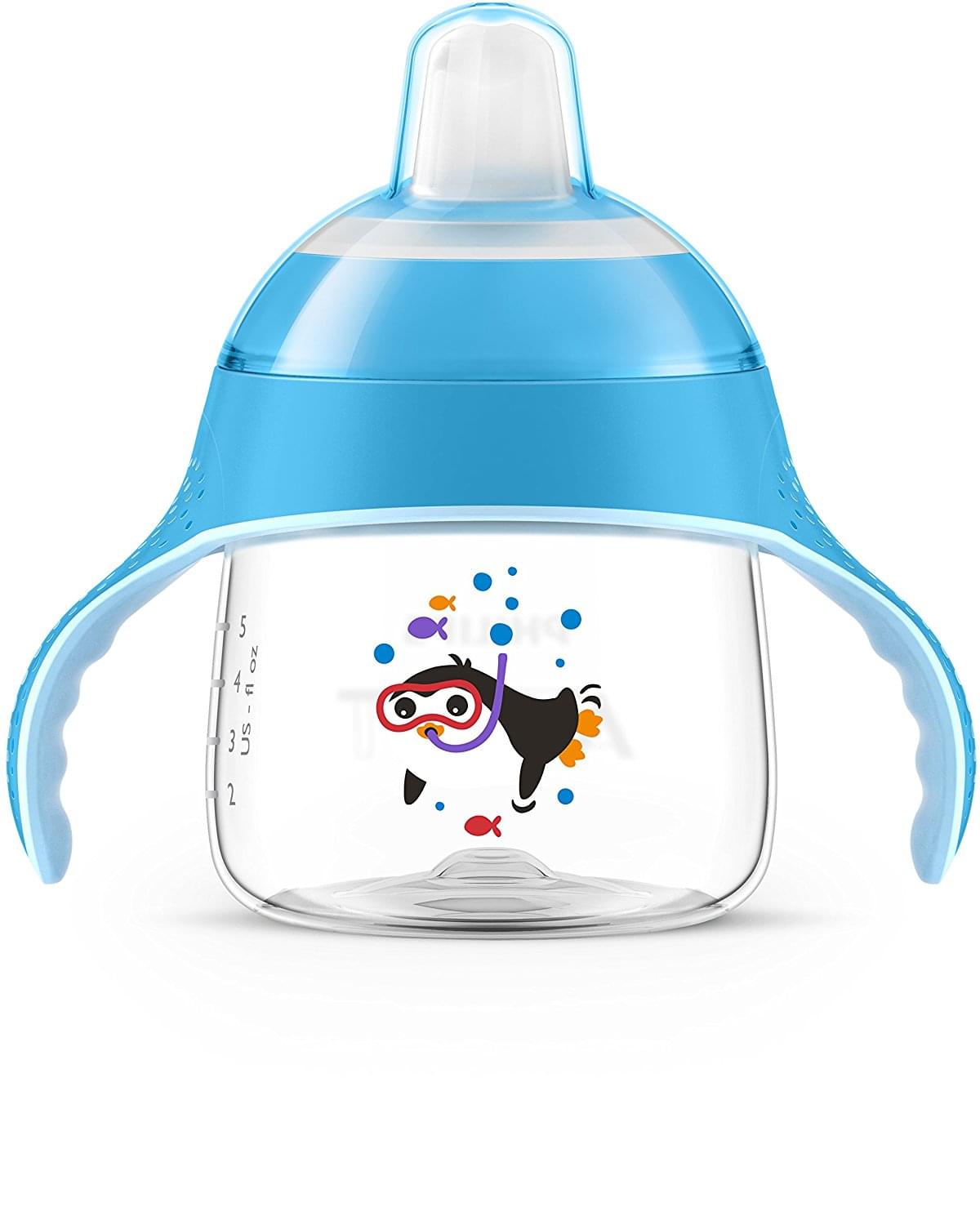 Philips Avent Premium Soft Spout Cup Blue - Image 3