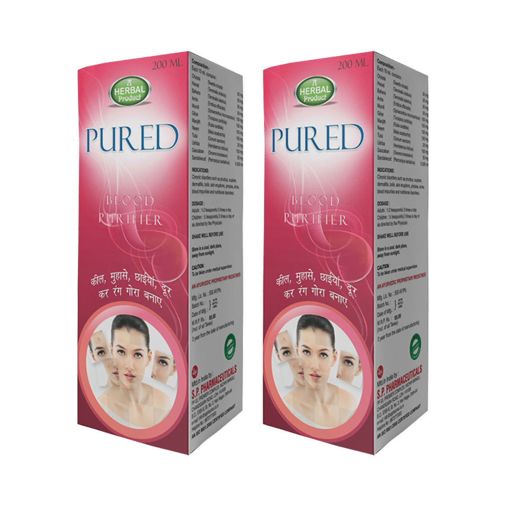 S.P Pharmaceuticals Pured Blood Purifier (200ml Each)