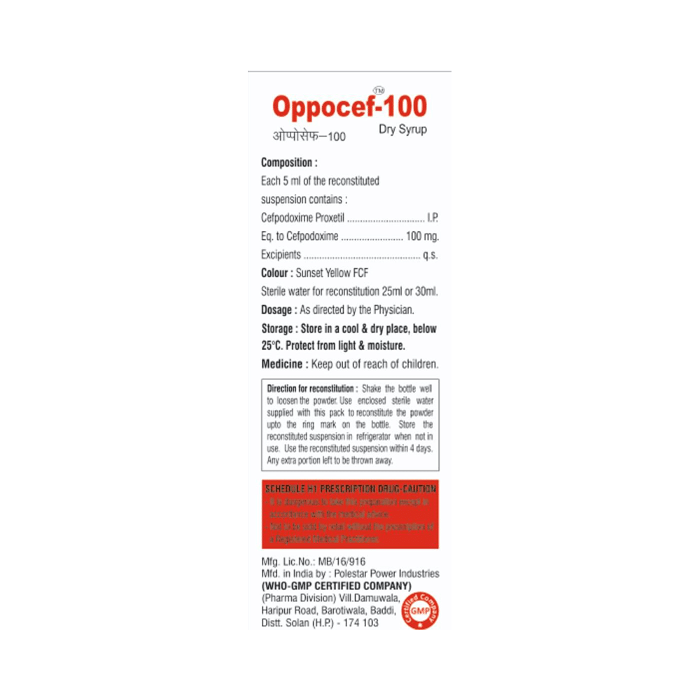Oppocef 100 Dry Syrup - Image 2