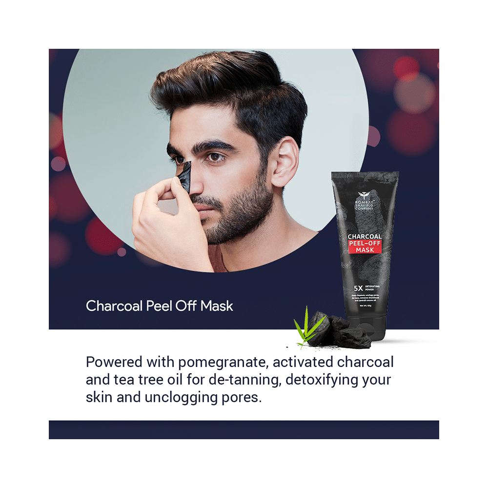 Bombay Shaving Company 5-in1 Charcoal De-tan & Detox Valentine's Day Gift Kit Kit - Image 5