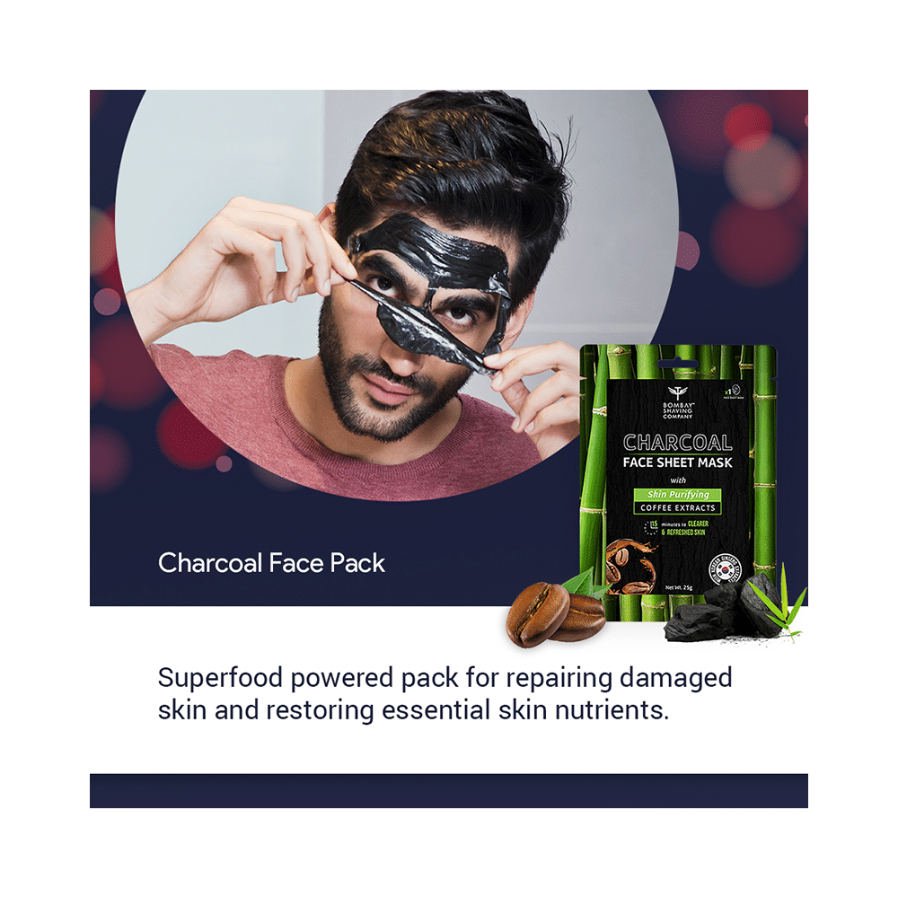 Bombay Shaving Company 5-in1 Charcoal De-tan & Detox Valentine's Day Gift Kit Kit - Image 7