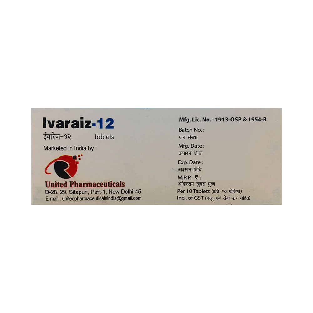 Ivaraiz 12 Tablet - Image 1