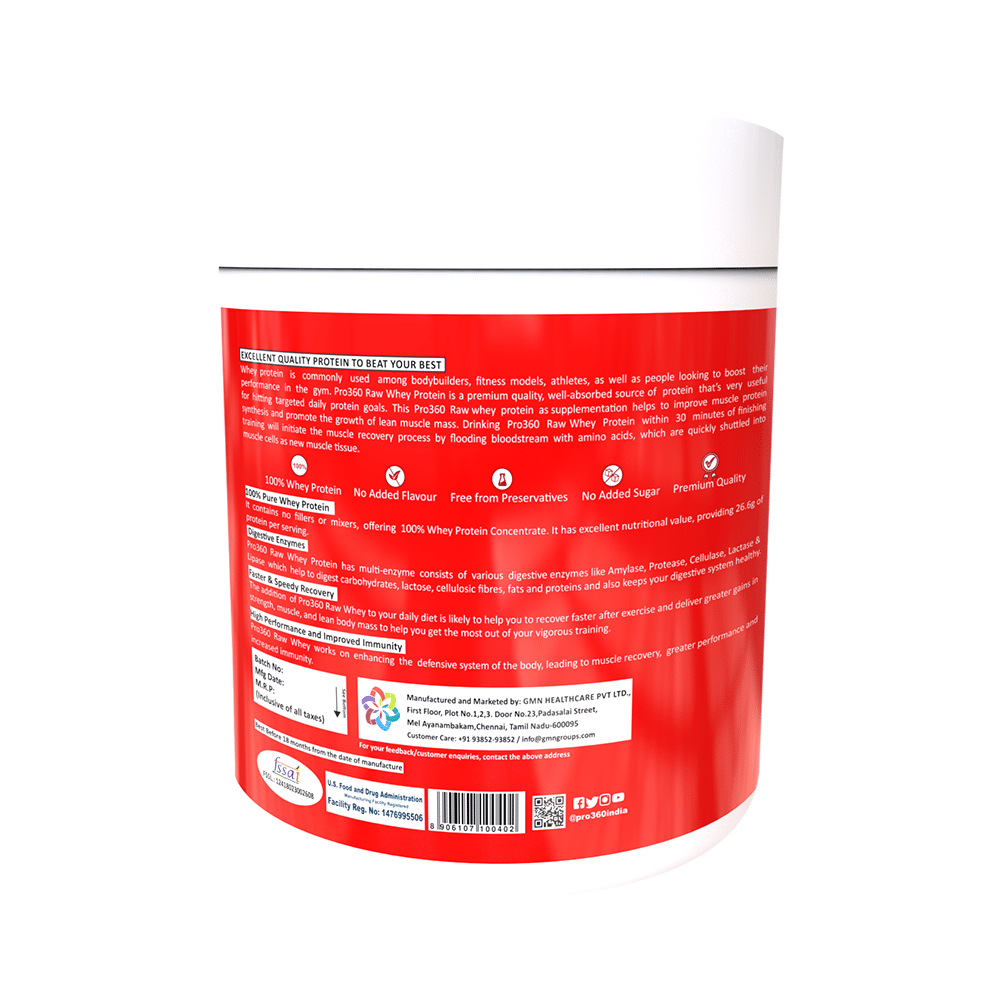 Pro360 Raw Whey Protein 100% Unflavoured - Image 3