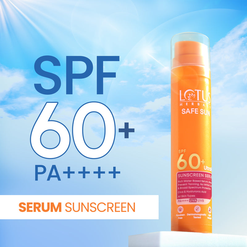Lotus Herbals Safesun UltraRX Sunscreen Serum SPF 60+ PA++++ - Image 3