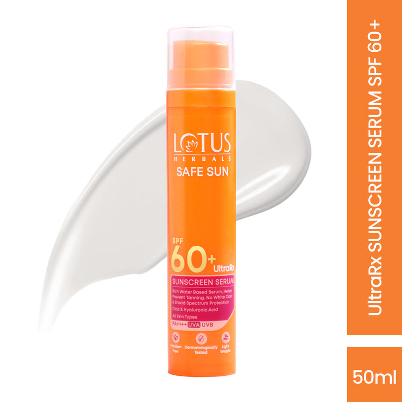 Lotus Herbals Safesun UltraRX Sunscreen Serum SPF 60+ PA++++ - Image 1