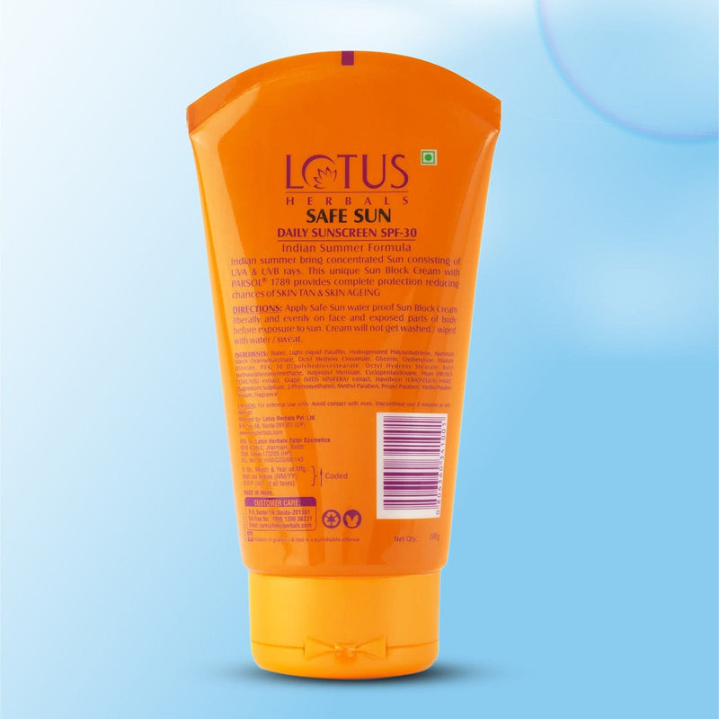 Lotus Herbals Safe Sun Sunscreen Cream SPF 30 PA++ - Image 2