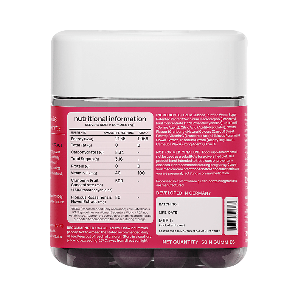 Nyumi UT Care Gummies Classic Cranberry - Image 4