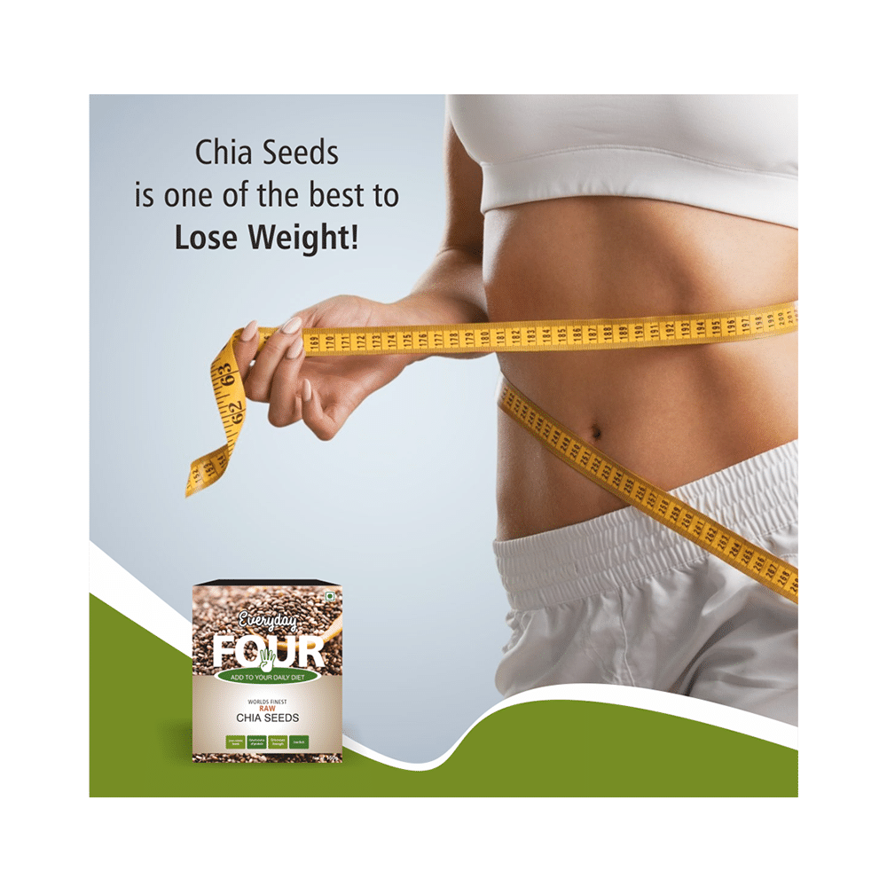 Everyday Four Raw Chia Seeds (150gm Each) - Image 3