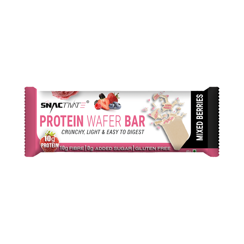Snactivate Protein Wafer Bar (40gm Each) Mixed Berries - Image 2