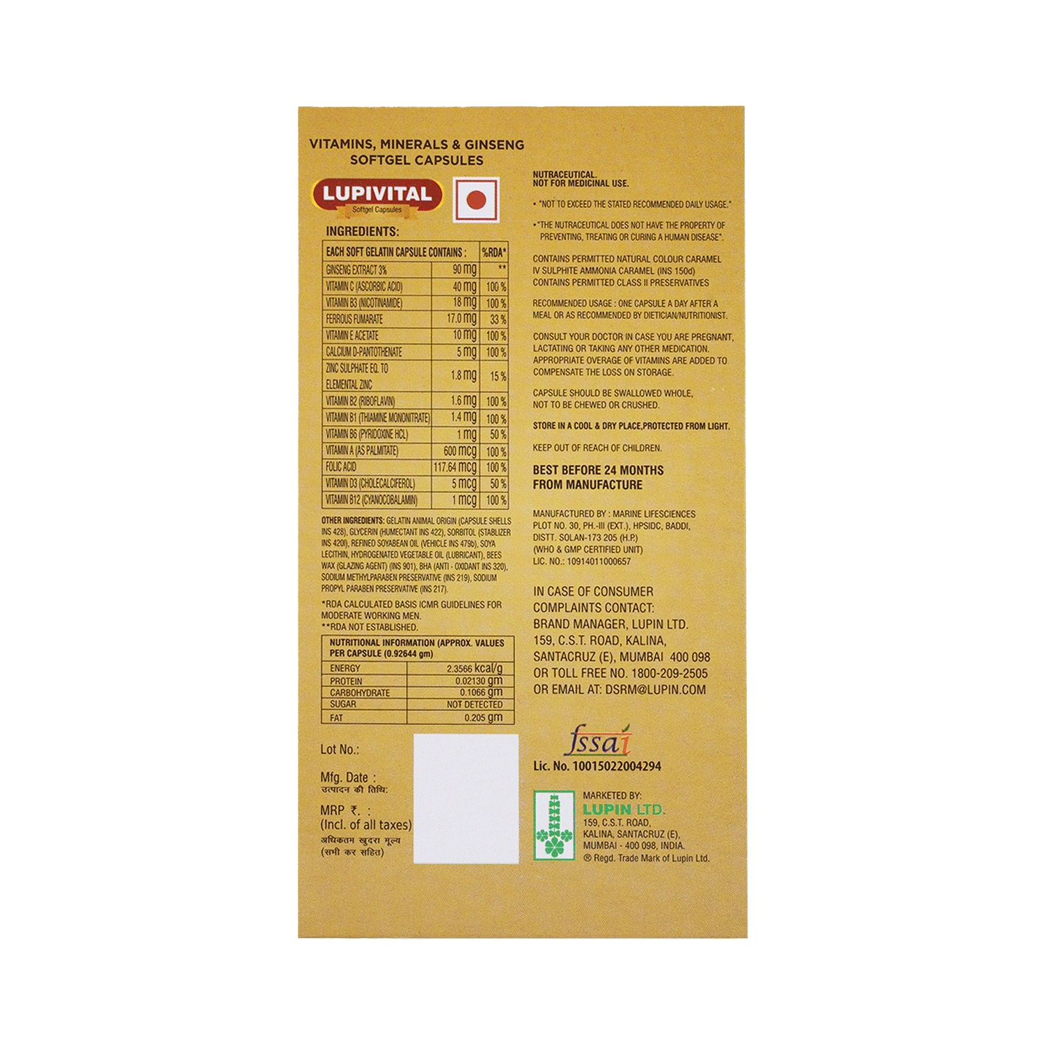 Lupivital Capsule - Image 3