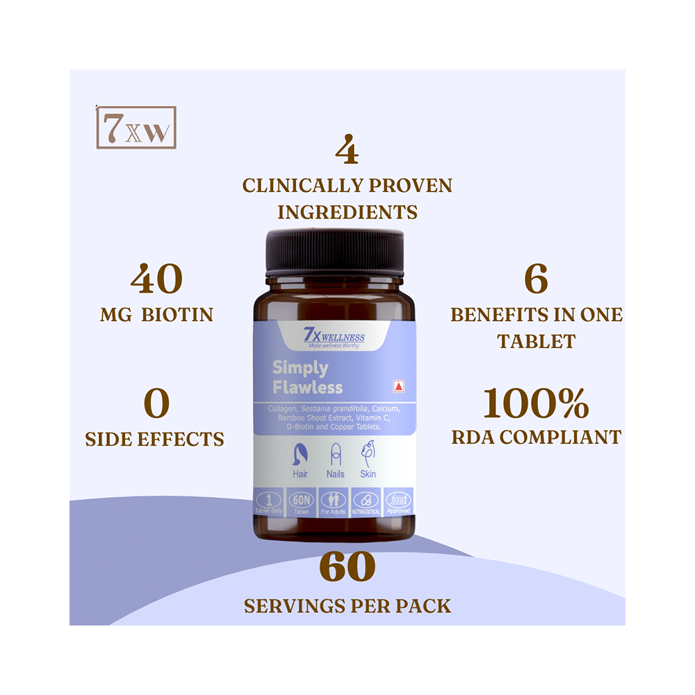 7X Wellness Combo Pack of Nutrient Balance & Simply Flawless Tablet (60 Each) - Image 4